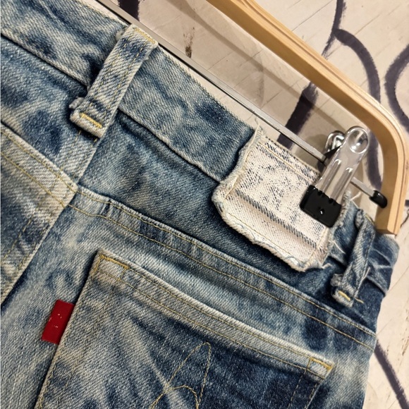 Vintage Atsuro Tayama Bleach Wash Flared Bootcut Jeans - Picture 9 of 11